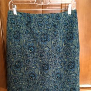 J Jill skirt size S P elastic waist good shape